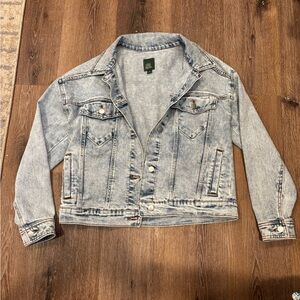 Acid Wash Denim Jacket